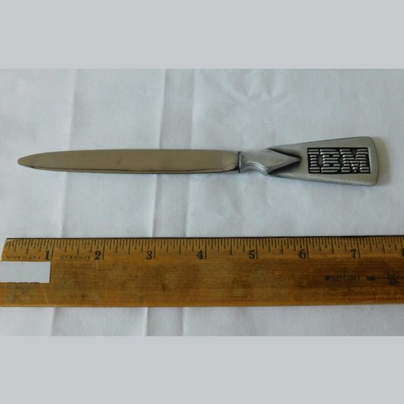 Vintage IBM International Business Machines Advertising Promo Letter Opener - Picture 3 of 3